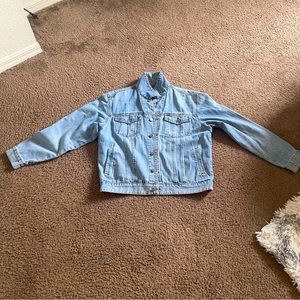 AG SILVER GENUS INDIGOFERA DENIM JACKET 'WASHED BLUE'